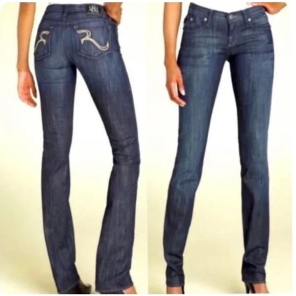 Rock & Republic Kasandra Mid Rise Jeans Size 30 Waist - Picture 1 of 16